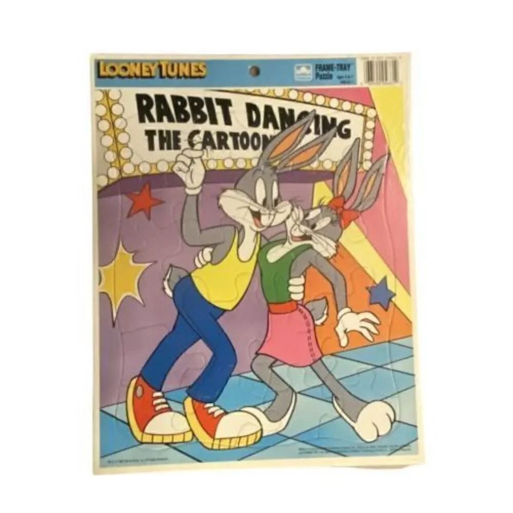 Looney Tunes Frame Tray Puzzle Bugs Bunny Golden (14”x11”) Vintage 1990